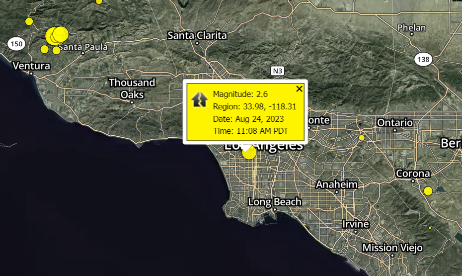 4.4 magnitude earthquake hits Los Angeles area